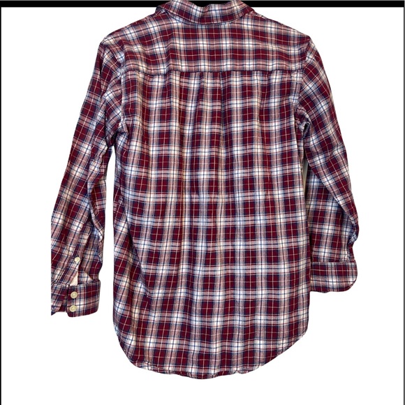 Gap kids plaid longsleeve collared buttondown top xl 12 boys 
Front pocket - Picture 4 of 7